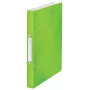 Leitz Archivo de anillas WOW PP A4 2RR/25 mm, A4, anilla redonda, polipropileno (PP), verde, 190 hojas, 80 g/m²