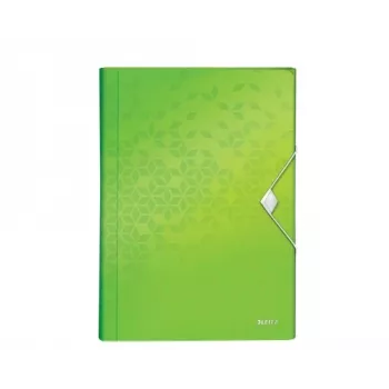 Leitz Carpeta de proyecto WOW PP, A4, polipropileno (PP), verde, vertical, 250 hojas, 80 g/m²