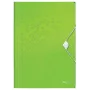 Leitz Carpeta de 3 solapas WOW PP A4, A4, polipropileno (PP), verde, vertical, 150 hojas, 80 g/m²