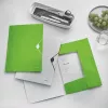 Leitz Carpeta de 3 solapas WOW PP A4, A4, polipropileno (PP), verde, vertical, 150 hojas, 80 g/m²