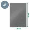 Leitz Cuaderno WOW A4 cuadriculado con tapa dura 90 g/m², 80 hojas, estampado, verde, A4, 80 hojas, 80 g/m², papel cuadriculado