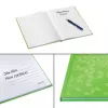 Leitz Cuaderno WOW A5 rayado con tapa dura 90 g/80 hojas, estampado, verde, A5, 80 hojas, 80 g/m², papel rayado