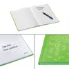 Leitz Cuaderno WOW A5 cuadriculado con tapa dura, estampado, verde, A5, 80 hojas, 80 g/m², cuadriculado