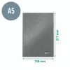 Leitz Cuaderno WOW A5 cuadriculado con tapa dura, estampado, verde, A5, 80 hojas, 80 g/m², cuadriculado