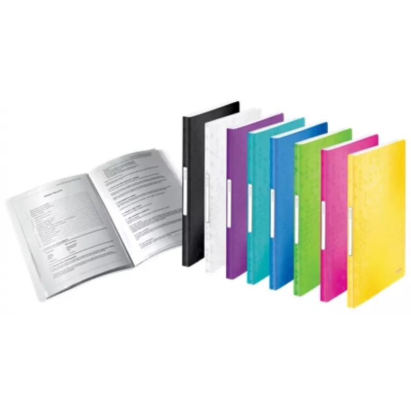 Leitz Libro de fundas WOW PP 40 fundas, verde, polipropileno (PP), 40 fundas, 40 hojas, vertical, A4
