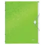 Leitz Libro separador WOW PP 6 pestañas, archivo convencional, A4, polipropileno (PP), verde, brillante, 200 hojas