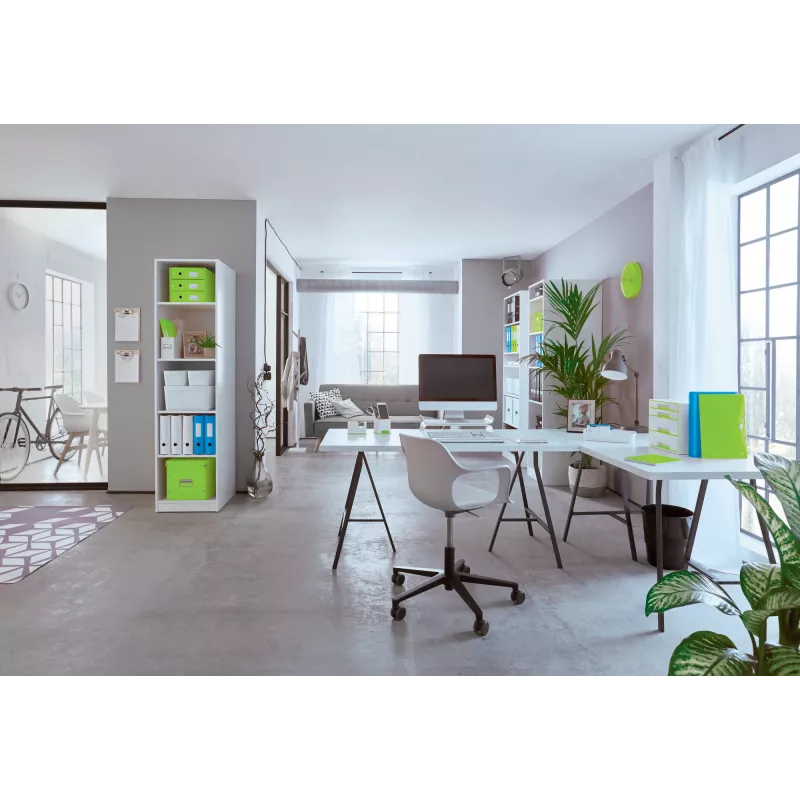 Leitz Libro de separadores WOW PP, 12 apartados, A4, polipropileno (PP), verde, 200 hojas, 80 g/m², 265 mm
