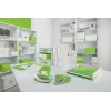 Leitz Perforadora WOW 5008 metal 2 taladros / 30 hojas, 30 hojas, verde, metal, plástico, 8 cm, 5,5 mm, A4, A5, A6, folio, US quart, 8 x 8 x 8 cm