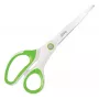 Leitz WOW Tijeras de oficina Titanium 205 mm, adultos, corte recto, unidad, verde, blanco, acero inoxidable, tijeras de oficina