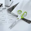 Leitz WOW Tijeras de oficina Titanium 205 mm, adultos, corte recto, unidad, verde, blanco, acero inoxidable, tijeras de oficina
