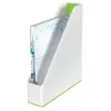 Leitz Clasificador de revistas WOW Dual Colour, verde, blanco, plástico, A4, 73 mm, 318 mm, 272 mm