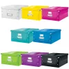 Leitz Click & Store WOW Caja de almacenamiento grande, verde, cartón, 369 mm, 482 mm, 200 mm
