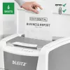 Leitz IQ Autofeed Office 150 Destructora de papel automática P5, corte micro, 22 cm, 2 x 15 mm, 44 L, 500 hojas, 55 dB
