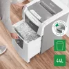 Leitz IQ Autofeed Office 150 Destructora de papel automática P5, corte micro, 22 cm, 2 x 15 mm, 44 L, 500 hojas, 55 dB