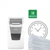 Leitz IQ Autofeed Office 150 Destructora de papel automática P5, corte micro, 22 cm, 2 x 15 mm, 44 L, 500 hojas, 55 dB
