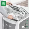 Leitz IQ Autofeed Office 300 Destructora de documentos P5, corte micro, 22 cm, 2 x 15 mm, 60 L, 700 hojas, 55 dB