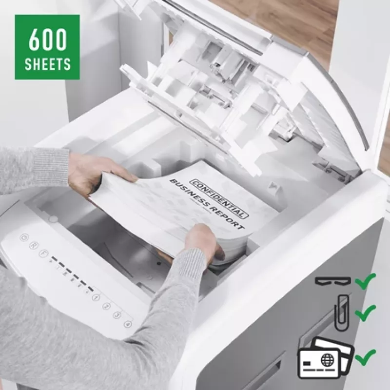 Leitz IQ Autofeed Office Pro 600 Destructora de documentos automática P4