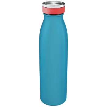 Leitz Cosy Botella térmica 500 ml, azul, acero inoxidable, 68 mm, 68 mm, 235 mm, 280 g