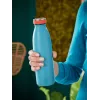 Leitz Cosy Botella térmica 500 ml, azul, acero inoxidable, 68 mm, 68 mm, 235 mm, 280 g