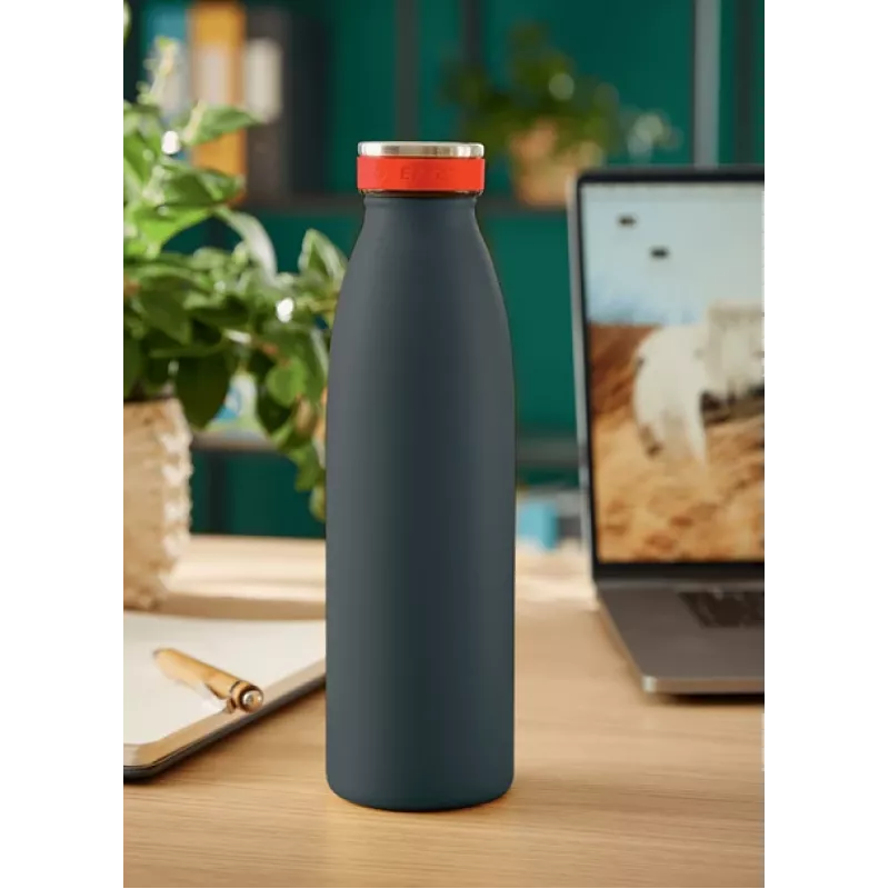 Leitz Cosy Botella térmica 500 ml, negro, acero inoxidable, 68 mm, 68 mm, 235 mm, 280 g