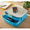 Leitz Cosy Cajonera, 2 cajones, poliestireno (PS), azul, blanco, 1 unidad, 251 mm, 143 mm