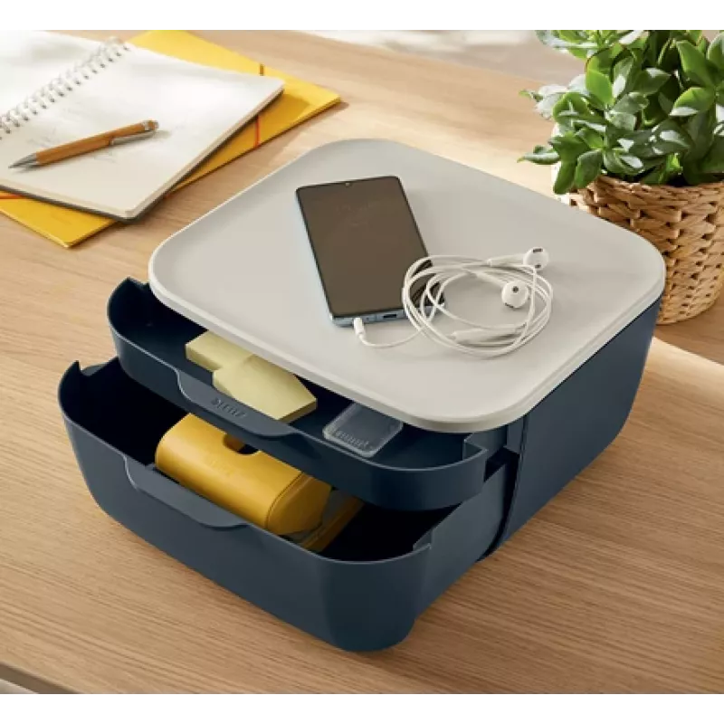 Leitz Cosy cajonera 53570089, 2 cajones, gris/gris claro, A4