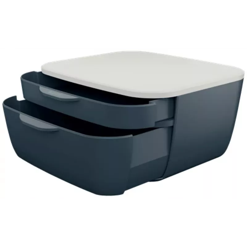 Leitz Cosy cajonera 53570089, 2 cajones, gris/gris claro, A4