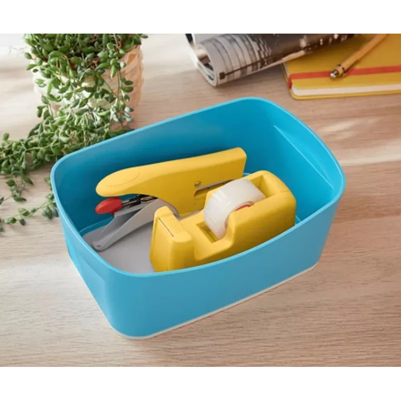 Leitz Cosy Portacintas de sobremesa, 1,9 cm, 33 m, acrilonitrilo butadieno estireno (ABS), amarillo, 75 mm, 56 mm
