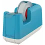 Leitz Cosy Portacintas de sobremesa, 1,9 cm, 33 m, acrilonitrilo butadieno estireno (ABS), azul, 75 mm, 56 mm