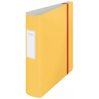 Leitz 180° Active Cosy Archivo de anillas 80 mm, A4, polyfoam, amarillo, 500 hojas, 80 g/m², 8,2 cm