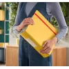 Leitz 180° Active Cosy Archivo de anillas 80 mm, A4, polyfoam, amarillo, 500 hojas, 80 g/m², 8,2 cm
