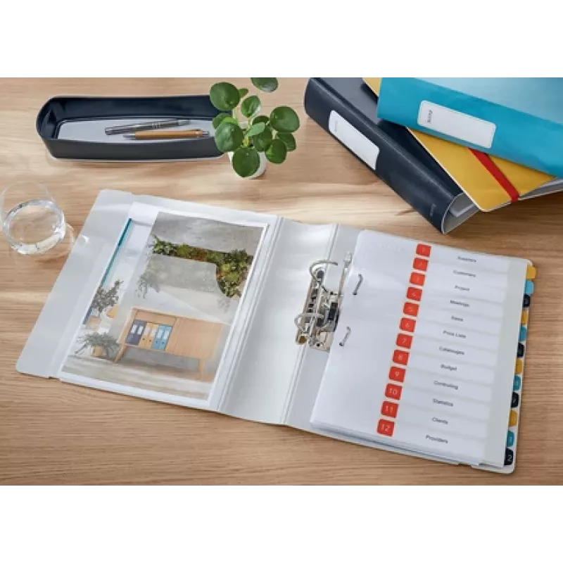 Leitz 180° Active Cosy Archivo de anillas 80 mm, A4, polyfoam, amarillo, 500 hojas, 80 g/m², 8,2 cm