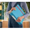 Leitz 180° Active Cosy Archivo de anillas 80 mm, A4, polyfoam, azul, 500 hojas, 80 g/m², 8,2 cm