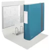 Leitz 180° Active Cosy Archivo de anillas 80 mm, A4, polyfoam, azul, 500 hojas, 80 g/m², 8,2 cm