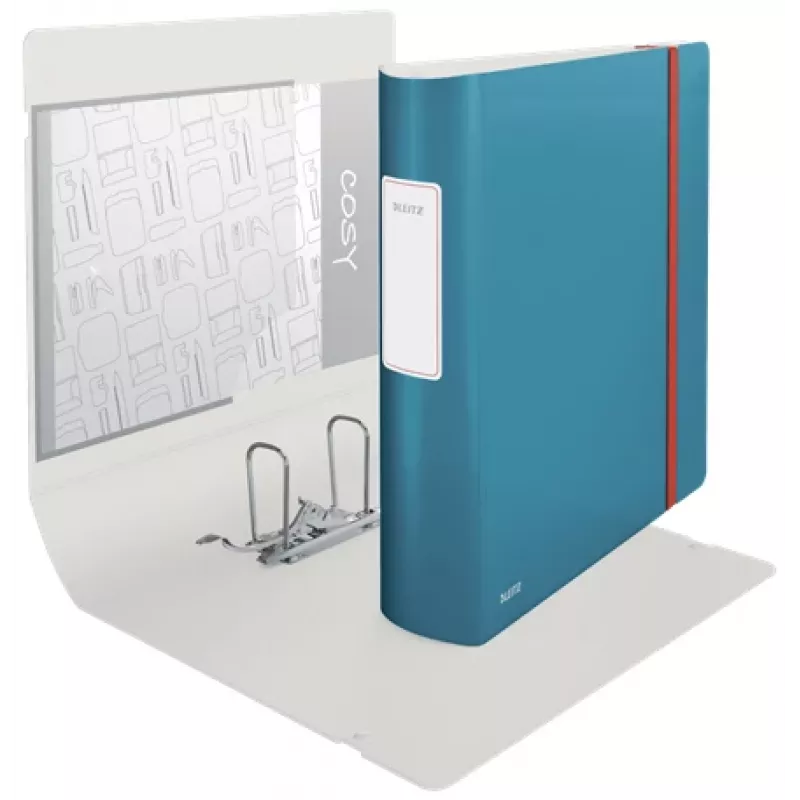Leitz 180° Active Cosy Archivo de anillas 80 mm, A4, polyfoam, azul, 500 hojas, 80 g/m², 8,2 cm