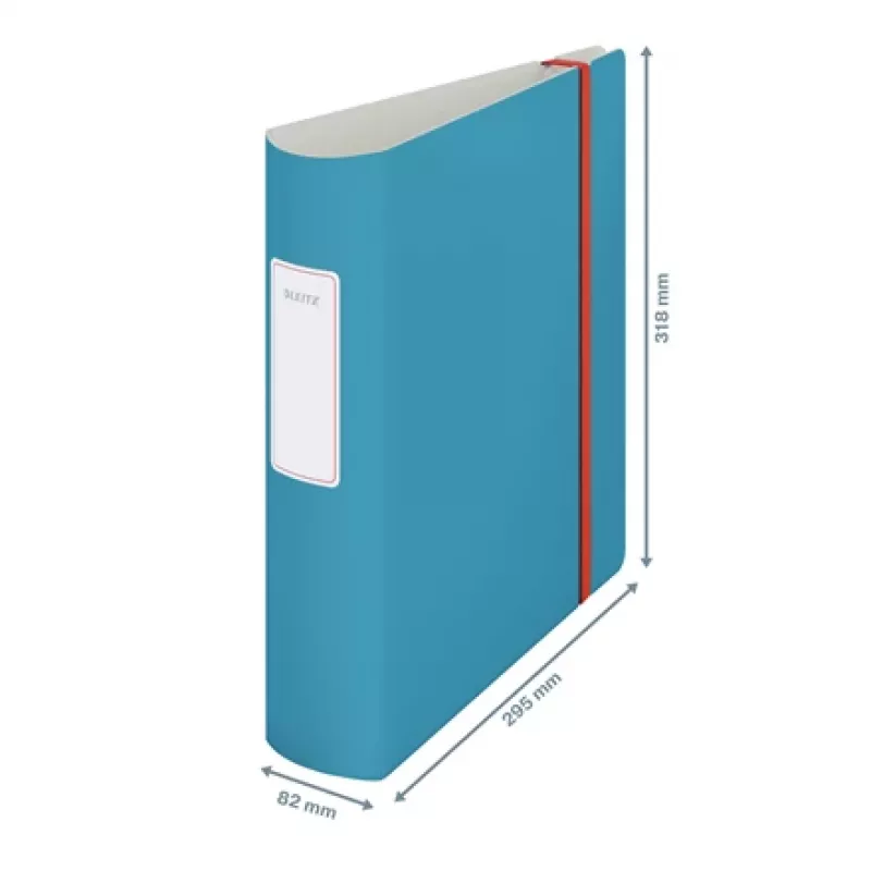 Leitz 180° Active Cosy Archivo de anillas 80 mm, A4, polyfoam, azul, 500 hojas, 80 g/m², 8,2 cm