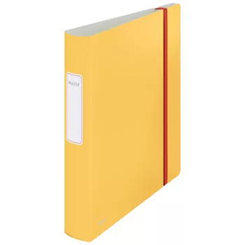 Leitz 180° Active Cosy Archivo de anillas 60 mm, A4, polyfoam, amarillo, 350 hojas, 80 g/m², 6,5 cm