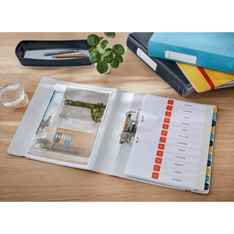 Leitz 180° Active Cosy Archivo de anillas 60 mm, A4, polyfoam, amarillo, 350 hojas, 80 g/m², 6,5 cm