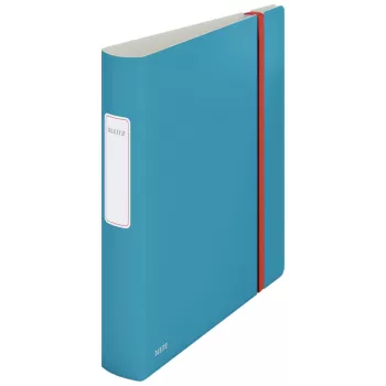 Archivador Leitz 180° Active Cosy 60 mm, A4, espuma de polietileno, azul, 350 hojas, 80 g/m², 6,5 cm