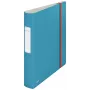 Archivador Leitz 180° Active Cosy 60 mm, A4, espuma de polietileno, azul, 350 hojas, 80 g/m², 6,5 cm