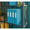 Archivador Leitz 180° Active Cosy 60 mm, A4, espuma de polietileno, azul, 350 hojas, 80 g/m², 6,5 cm