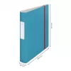 Archivador Leitz 180° Active Cosy 60 mm, A4, espuma de polietileno, azul, 350 hojas, 80 g/m², 6,5 cm