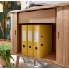 Archivador de palanca Leitz 180° Cosy Soft Touch 80 mm, A4, cartón, amarillo, superficie texturizada, 600 hojas, 80 g/m²
