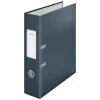 Archivador de palanca Leitz 180° Cosy Soft Touch 80 mm, A4, cartón, negro, superficie texturizada, 600 hojas, 80 g/m²