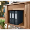 Archivador de palanca Leitz 180° Cosy Soft Touch 80 mm, A4, cartón, negro, superficie texturizada, 600 hojas, 80 g/m²