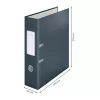 Archivador de palanca Leitz 180° Cosy Soft Touch 80 mm, A4, cartón, negro, superficie texturizada, 600 hojas, 80 g/m²