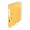 Archivador Leitz 180° Cosy Soft Touch 50 mm, A4, cartón, amarillo, superficie texturizada, 350 hojas, 80 g/m²