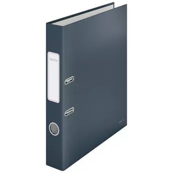 Carpeta de anillas Leitz 180° Cosy Soft Touch 50 mm, A4, cartón, negro, superficie texturizada, 350 hojas, 80 g/m²