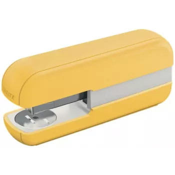 Grapadora Leitz Cosy 30 hojas, 30 hojas, amarillo, grapado estándar, 24/6, metal, plástico, 80 g/m²