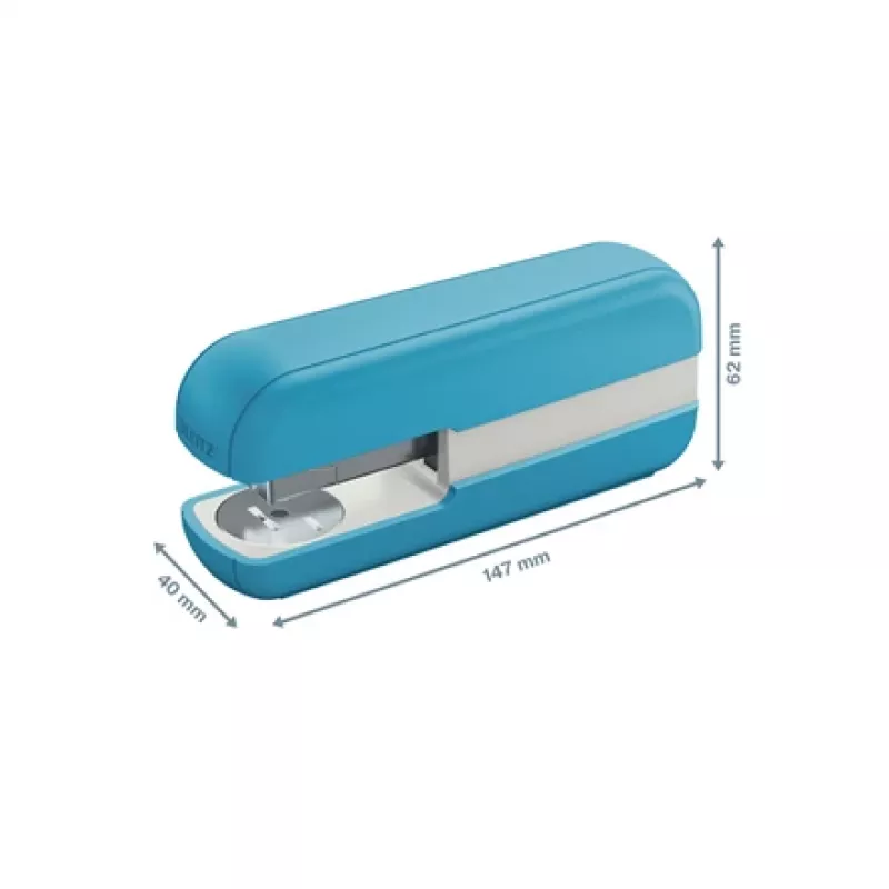 Grapadora Leitz Cosy 30 hojas, 30 hojas, azul, grapado estándar, 26/6, metal, plástico, 80 g/m²